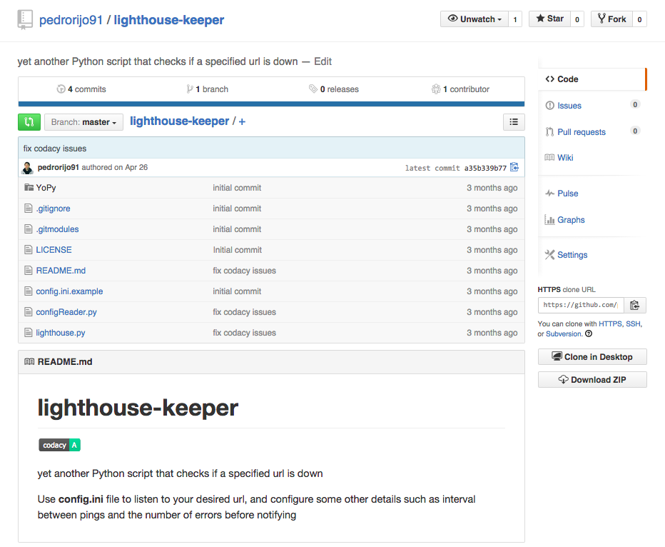 lighthouse-keeper repository